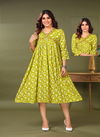 Viyaa Bul Bul Rayon Alia Cut Designer Kurtis Catalog
